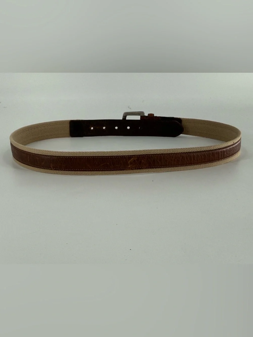 Leather & Canvas Belt 40‎